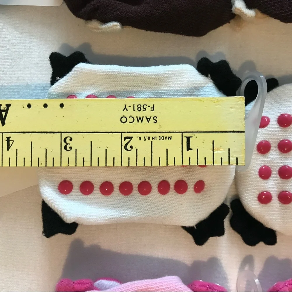 Adorable Baby Socks/Slippers - Animals! Bundle of 3 Pairs.
